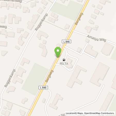 Standortübersicht der Erdgas (CNG) Tankstelle: Felta Tankstelle in 49393, Lohne
