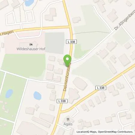 Standortübersicht der Tankstelle Raiffeisen Tankstelle in 27793 Wildeshausen