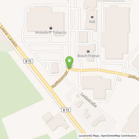 Standortübersicht der Erdgas (CNG) Tankstelle: Freie Tankstelle Parkkauf (Automatentankstelel) in 26603, Aurich
