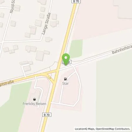 Standortübersicht der Tankstelle Star Tankstelle in 26892 Dörpen