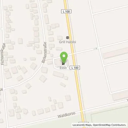 Standortübersicht der Tankstelle Esso Station in 16348 Wandlitz