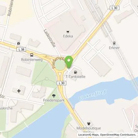 Standortübersicht der Tankstelle Total Station in 15537 Erkner
