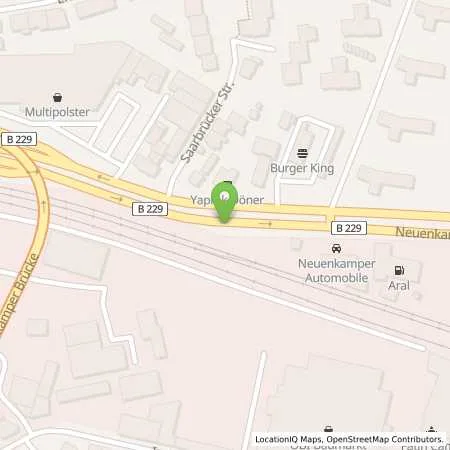 Standortübersicht der Tankstelle Aral Station in 42855 Remscheid