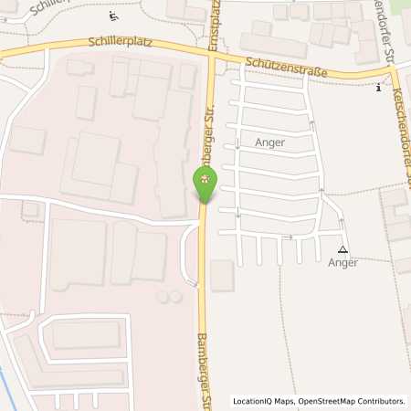 Standortübersicht der Erdgas (CNG) Tankstelle: Betriebshoftankstelle (Automatentankstelle) in 96450, Coburg
