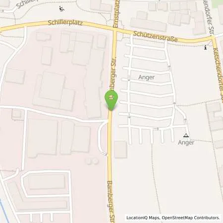 Standortübersicht der Tankstelle Betriebshoftankstelle (Automatentankstelle) in 96450 Coburg