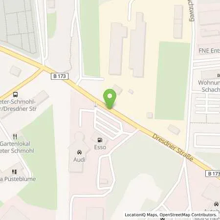 Standortübersicht der Tankstelle Esso Station in 09599 Freiberg