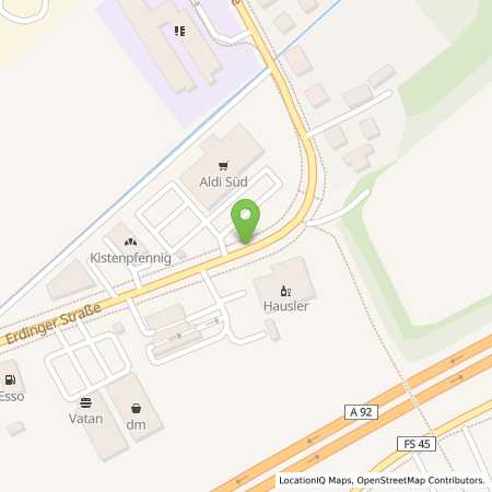 Standortübersicht der Erdgas (CNG) Tankstelle: Esso Station in 85356, Freising
