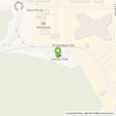 Standortübersicht der Tankstelle Betriebshoftankstelle GasTec (Automatentankstelle) in 51147 Köln