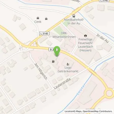 Standortübersicht der Tankstelle Shell Station in 36341 Lauterbach