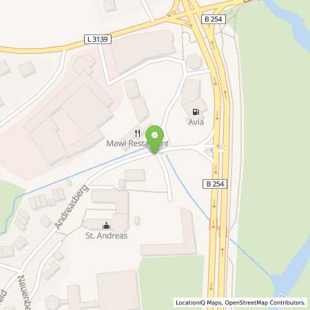 Standortübersicht der Erdgas (CNG) Tankstelle: Avia Station in 36041, Fulda

