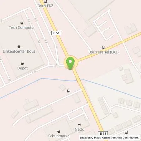 Standortübersicht der Tankstelle Betriebshoftankstelle (Automatentankstelle) in 66359 Bous