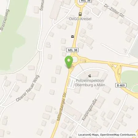 Standortübersicht der Tankstelle Betriebshoftankstelle (Automatentankstelle) in 97228 Rottendorf