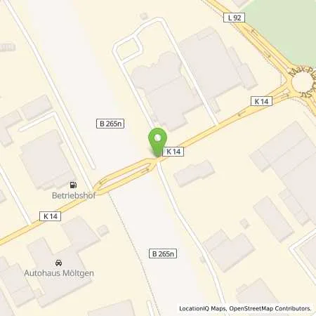 Standortübersicht der Tankstelle Betriebshoftankstelle (Automatentankstelle) in 50354 Hürth