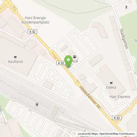 Standortübersicht der Tankstelle Aral Station in 38640 Goslar