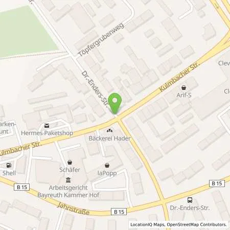 Standortübersicht der Tankstelle bft Tankstelle in 95030 Hof