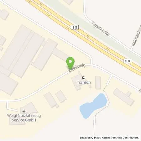 Standortübersicht der Tankstelle Freie Tankstelle Tschech in 90579 Langenzenn