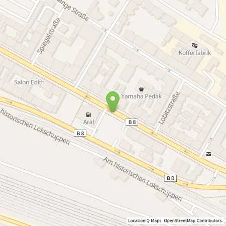 Standortübersicht der Tankstelle Aral Station in 90762 Fürth