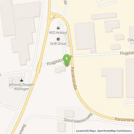 Standortübersicht der Tankstelle Freie Tankstelle (Automatentankstelle) in 97318 Kitzingen