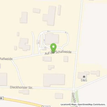 Standortübersicht der Tankstelle Raiffeisen Tankstelle Meinersen (Automatentankstelle) in 38536 Meinersen