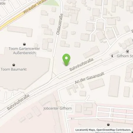 Standortübersicht der Tankstelle Raiffeisenmarkt Gifhorn (Automatentankstelle) in 38518 Gifhorn