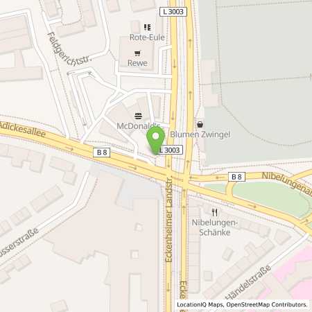 Standortübersicht der Erdgas (CNG) Tankstelle: Total Station in 60320, Frankfurt am Main
