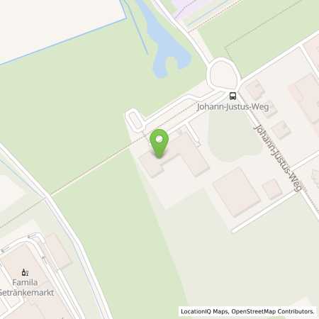 Standortübersicht der Erdgas (CNG) Tankstelle: Hoyer Tankstelle am Famila Center in 26129, Oldenburg
