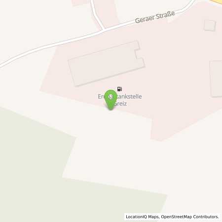 Standortübersicht der Erdgas (CNG) Tankstelle: Betriebshoftankstelle (Automatentankstelle) in 07973, Greiz
