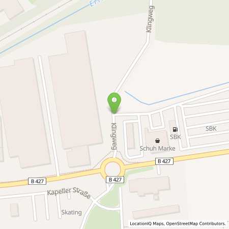 Standortübersicht der Erdgas (CNG) Tankstelle: Freie Tankstelle SBK-Markt (Automatentankstelle) in 76887, Bad Bergzabern
