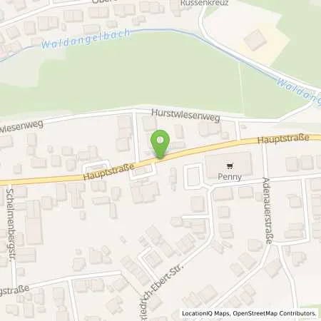 Standortübersicht der Tankstelle Aral Station in 69242 Mühlhausen