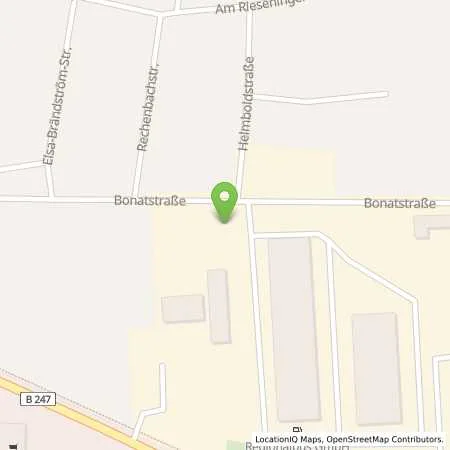 Standortübersicht der Tankstelle Betriebshoftankstelle in 99974 Mühlhausen