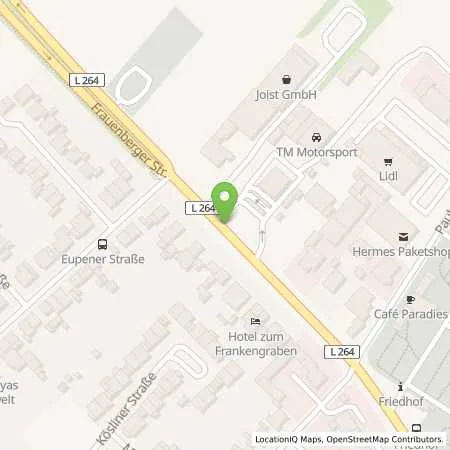 Standortübersicht der Tankstelle Aral Station in 53879 Euskirchen