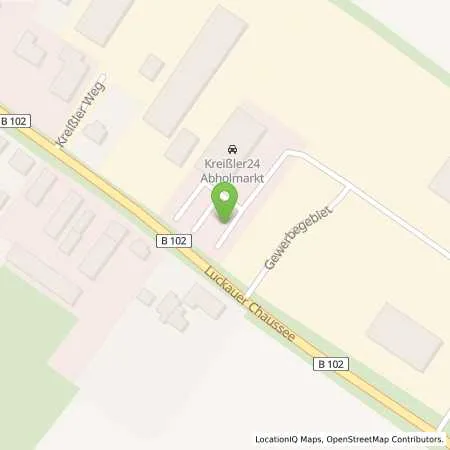 Standortübersicht der Tankstelle Erdgastankstelle der Stadt- und Überlandwerke GmbH Luckau - Lübbenau in 15936 Dahme/Mark