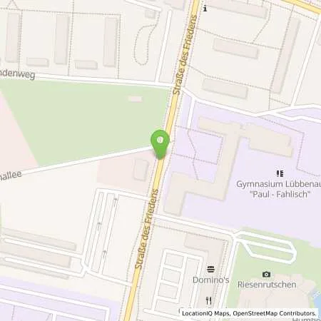 Standortübersicht der Tankstelle Erdgastankstelle der Stadt- und Überlandwerke GmbH Luckau - Lübbenau in 03222 Lübbenau/Spreewald