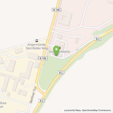 Standortübersicht der Erdgas (CNG) Tankstelle: Esso Station in 16278, Angermünde
