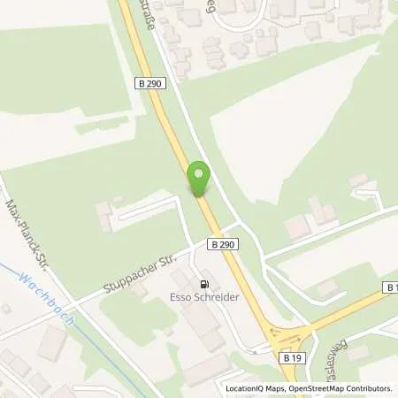 Standortübersicht der Tankstelle Esso Station in 97980 Bad Mergentheim