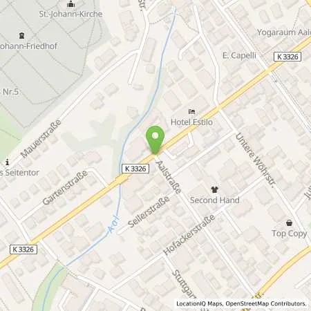 Standortübersicht der Tankstelle bft Tankstelle (Automatentankstelle) in 73430 Aalen