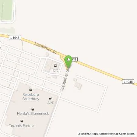 Standortübersicht der Tankstelle bft Tankstelle in 99310 Arnstadt