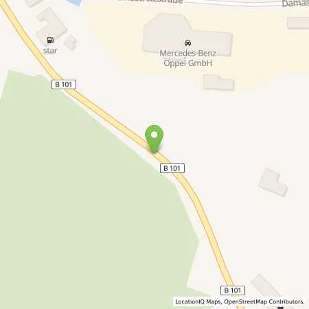 Standortübersicht der Tankstelle Star Tankstelle in 08280 Aue