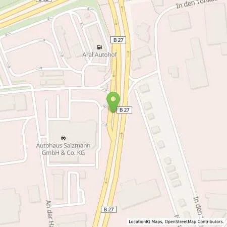 Standortübersicht der Tankstelle Aral Autohof - Mario Baumbach in 36251 Bad Hersfeld