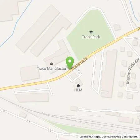 Standortübersicht der Tankstelle HEM Station in 99947 Bad Langensalza