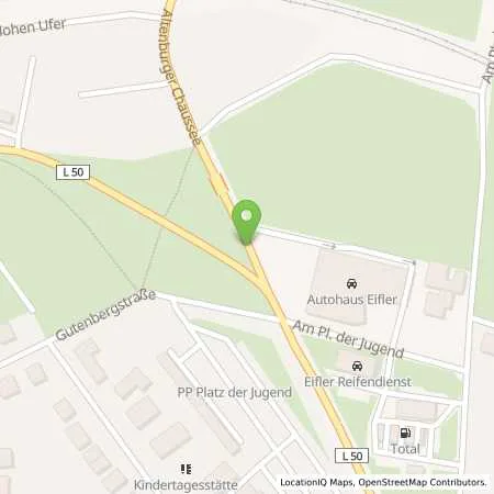 Standortübersicht der Tankstelle Betriebshoftankstelle (Automatentankstelle) in 06406 Bernburg