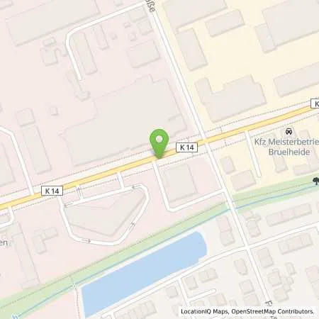 Standortübersicht der Tankstelle Westfalen Tankstelle in 33609 Bielefeld