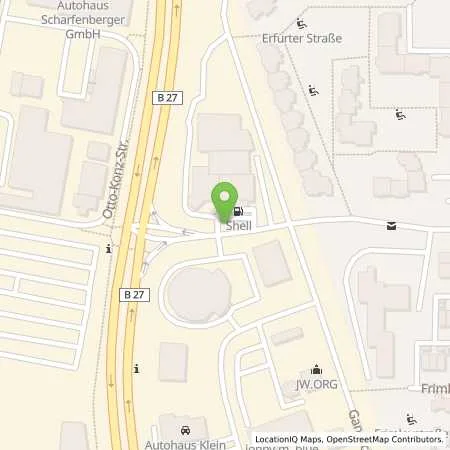Standortübersicht der Tankstelle Shell Station in 74321 Bietigheim-Bissingen