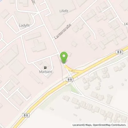 Standortübersicht der Tankstelle Markant Tankstelle in 46539 Dinslaken