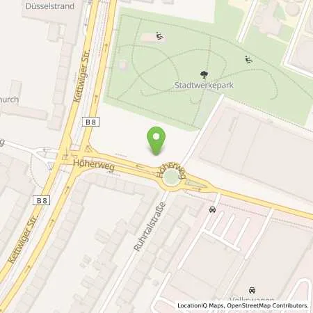 Standortübersicht der Tankstelle Total Station in 40233 Düsseldorf