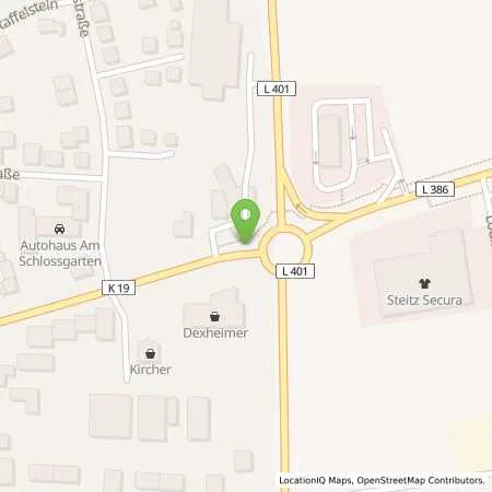 Standortübersicht der Tankstelle Aral Station in 67292 Kirchheimbolanden