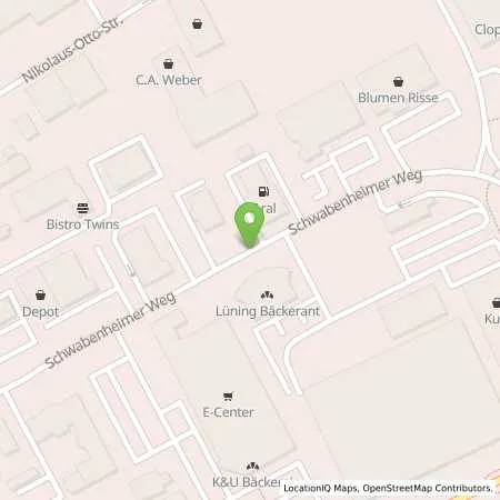 Standortübersicht der Tankstelle Aral Station in 55543 Bad Kreuznach