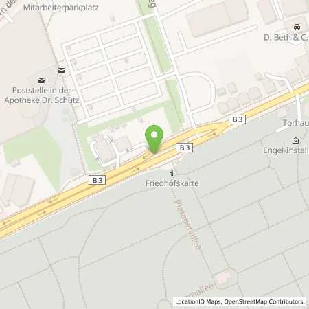 Standortübersicht der Tankstelle Esso Station in 37081 Göttingen