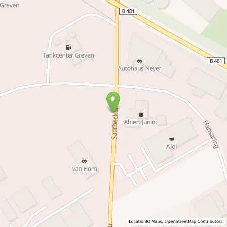 Standortübersicht der Tankstelle Freie Tankstelle Ahlert Junior Mineralöle (Automatentankstelle) in 48268 Greven