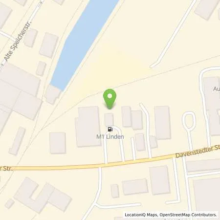 Standortübersicht der Tankstelle M1 Station (Automatentankstelle) in 30453 Hannover